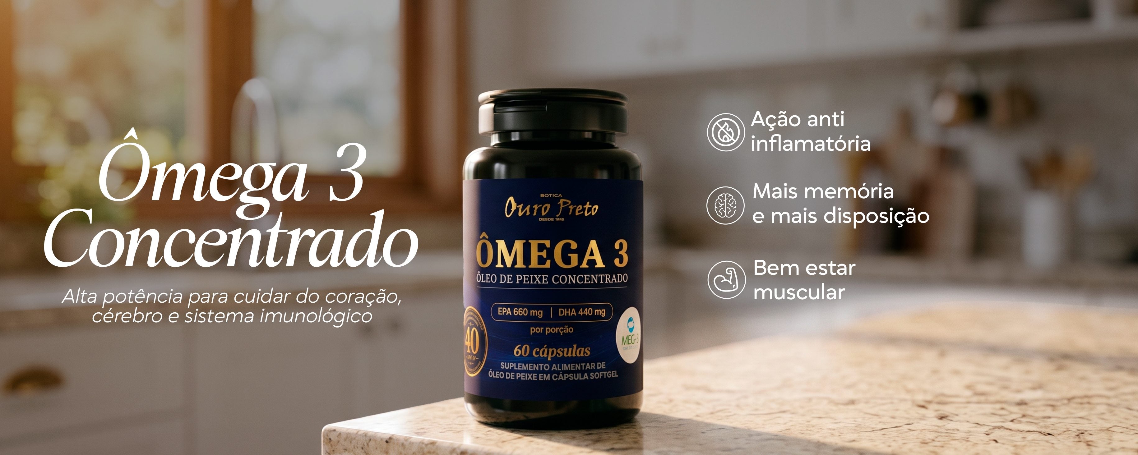 Ômega 3 Concentrado — Botica Ouro Preto
